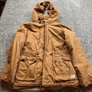 TNA Aritzia Parka L Cold Weather Protection Military Edition  Sherpa Lined wool